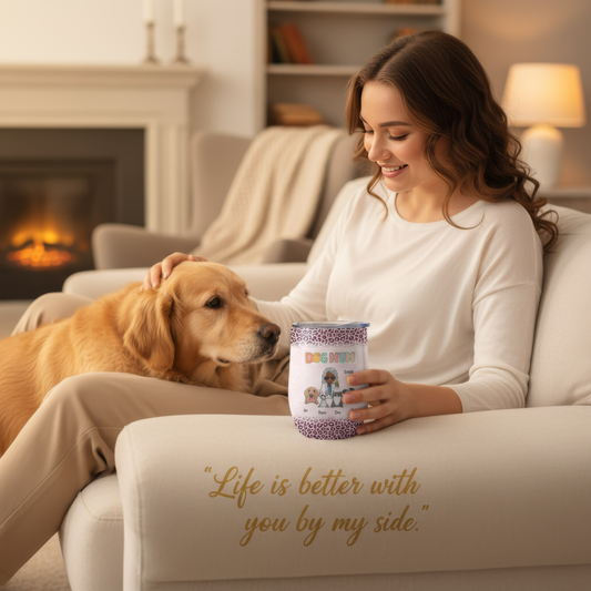 Custom 3D Pet Tumbler – Personalized Dog & Cat Gift