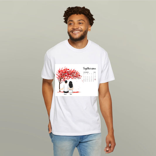 Together Since – Personalized Couple T-Shirt