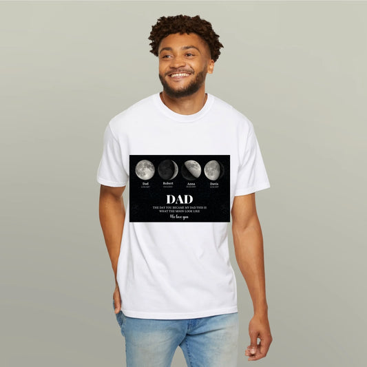 Dad Moon Phase T-Shirt – The Day You Became My Dad