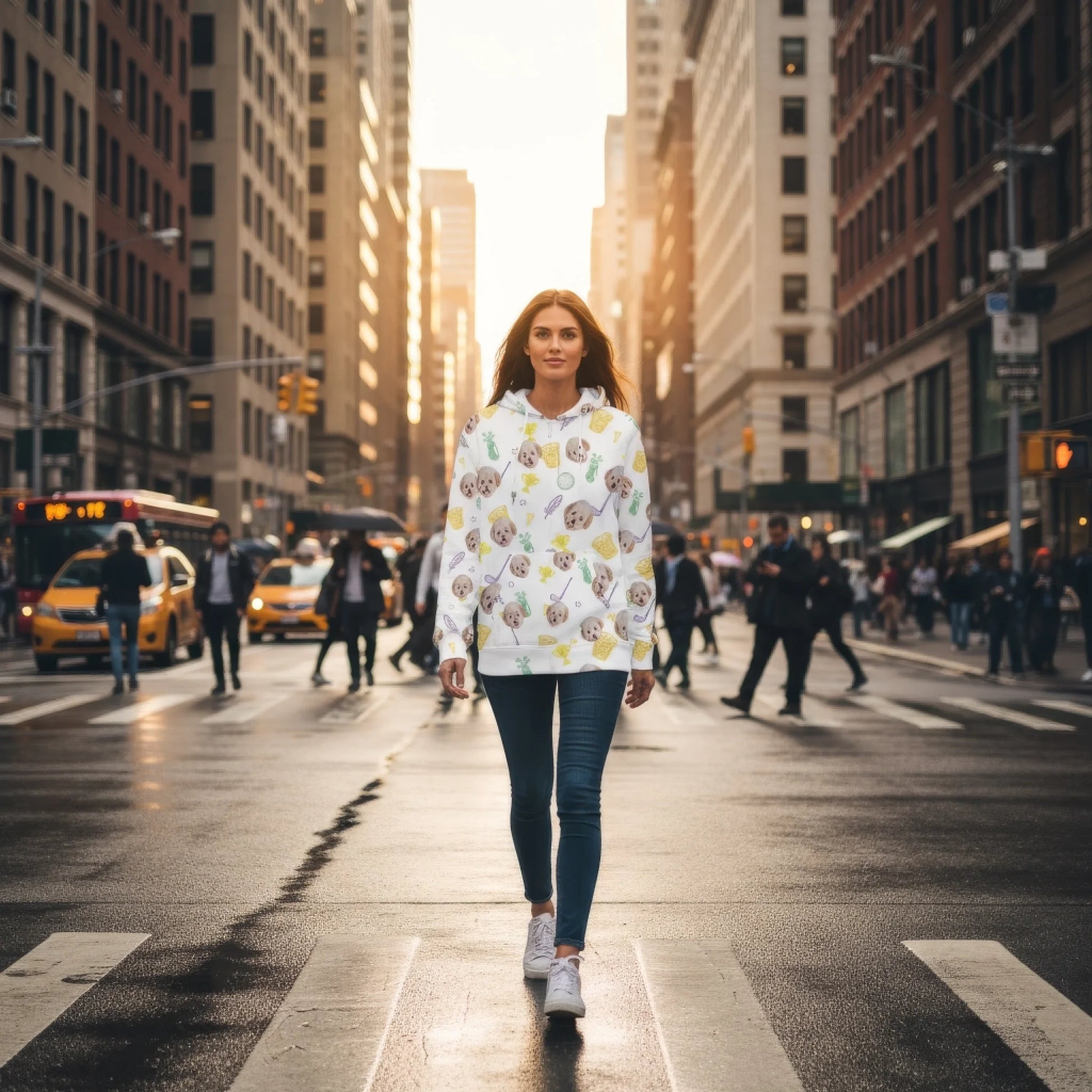 zip hoodie pet mockup