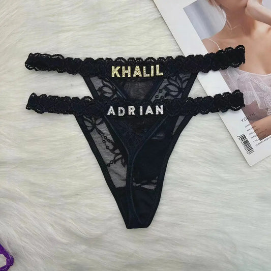 Sexy Custom Thong with Your Name